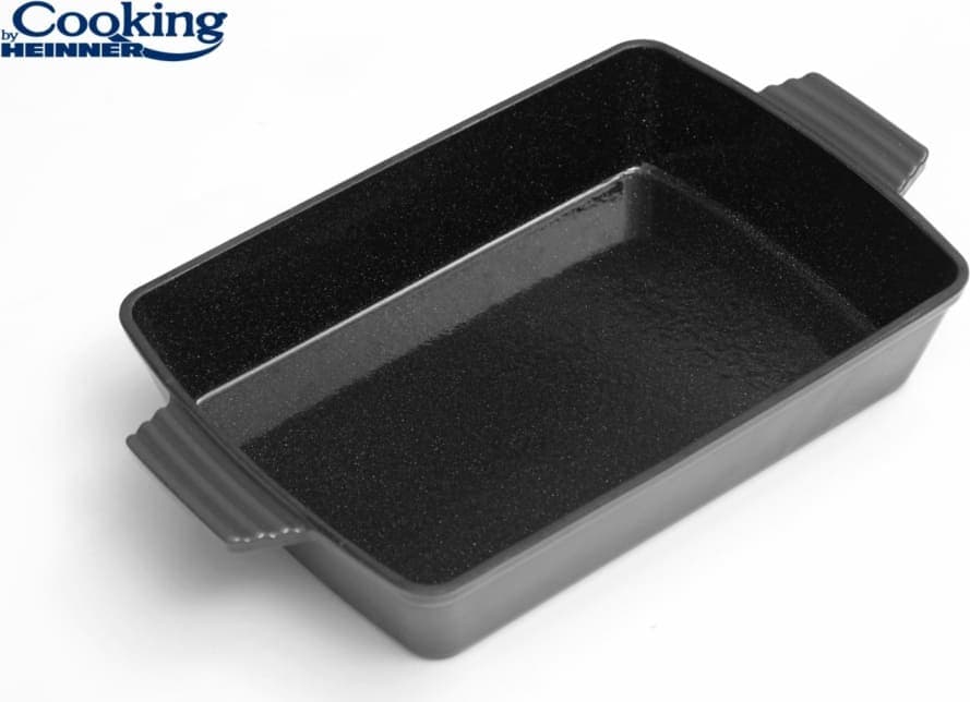 Kepimo forma emaliuotas ketaus 33x23x7 cm HR-ZVC-T33, COOKING BY HEINNER
