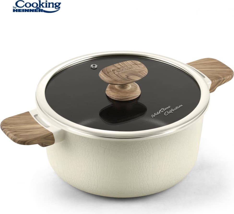 Keptuvė, aliuminio, su keramikos danga 4.7L 24x12cm HR-JLG-WC24 HEINNER