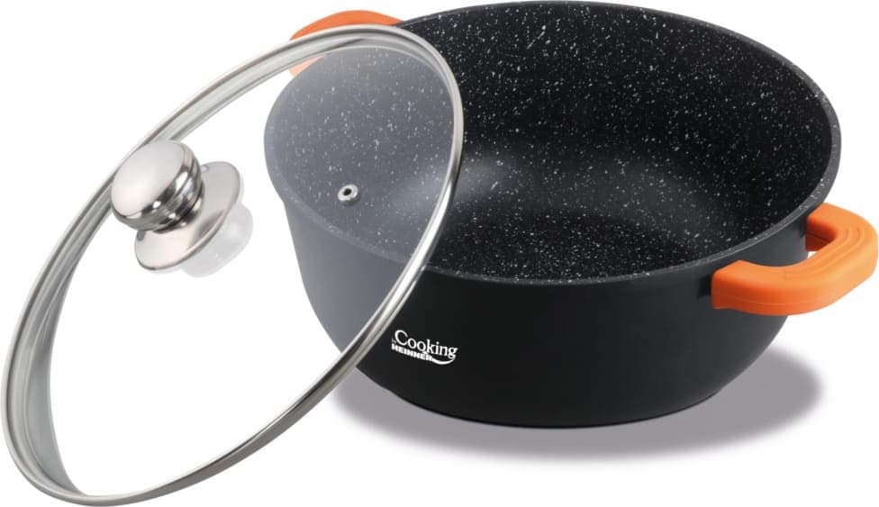 Puodas aliuminio su keramikos danga 2.3L 20x8.5cm HR-SCO-A0320A HEINNER