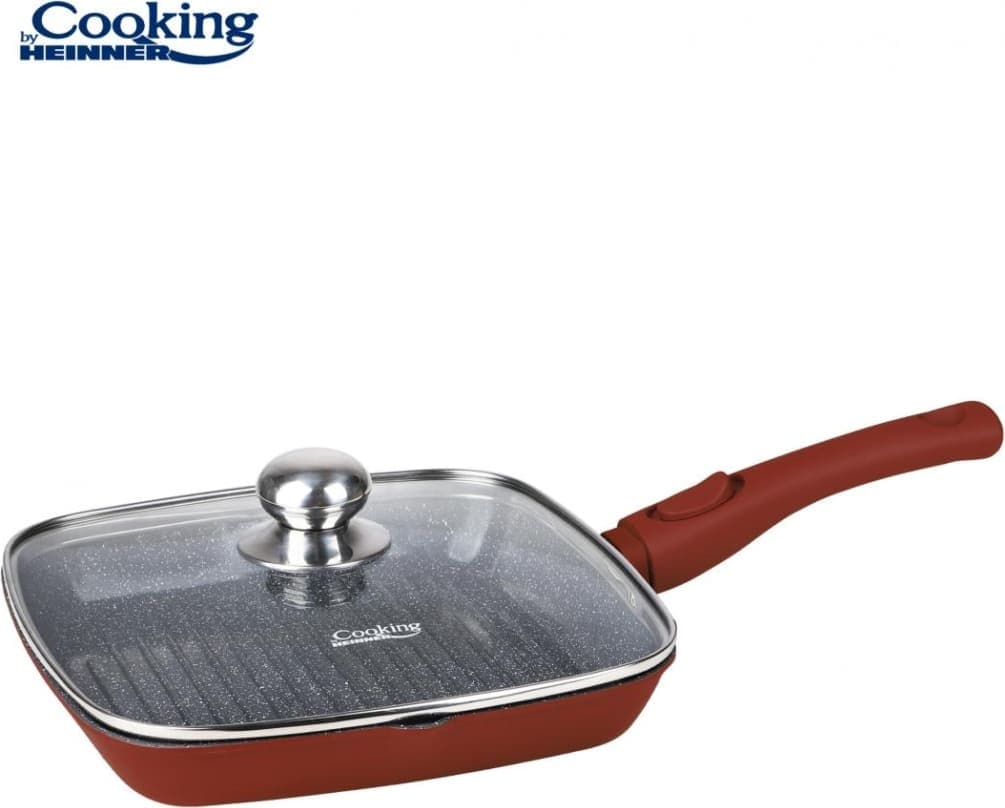 Keptuvė, aliuminio, su keramikos danga 28x4cm HR-JLG-A28G HEINNER