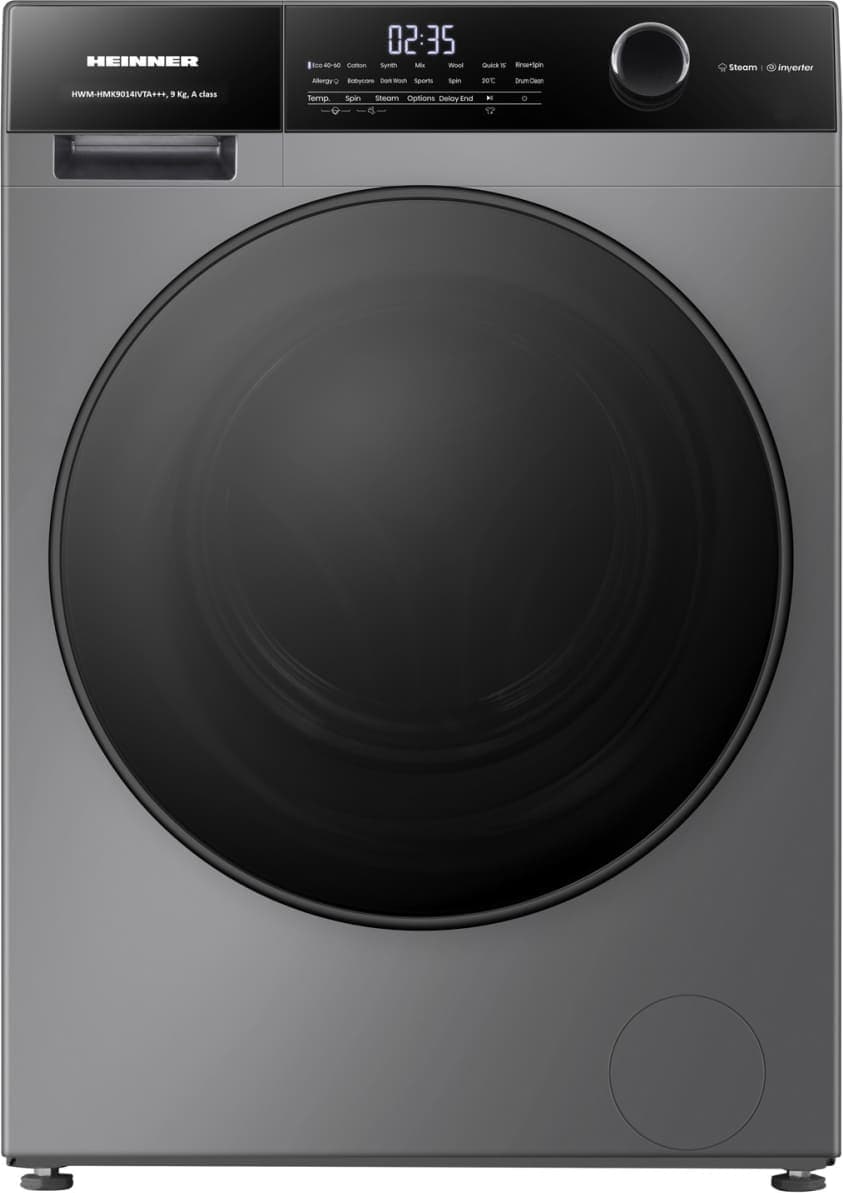 Skalbimo mašina 9kg HWM-HMK9014IVTA+++ HEINNER