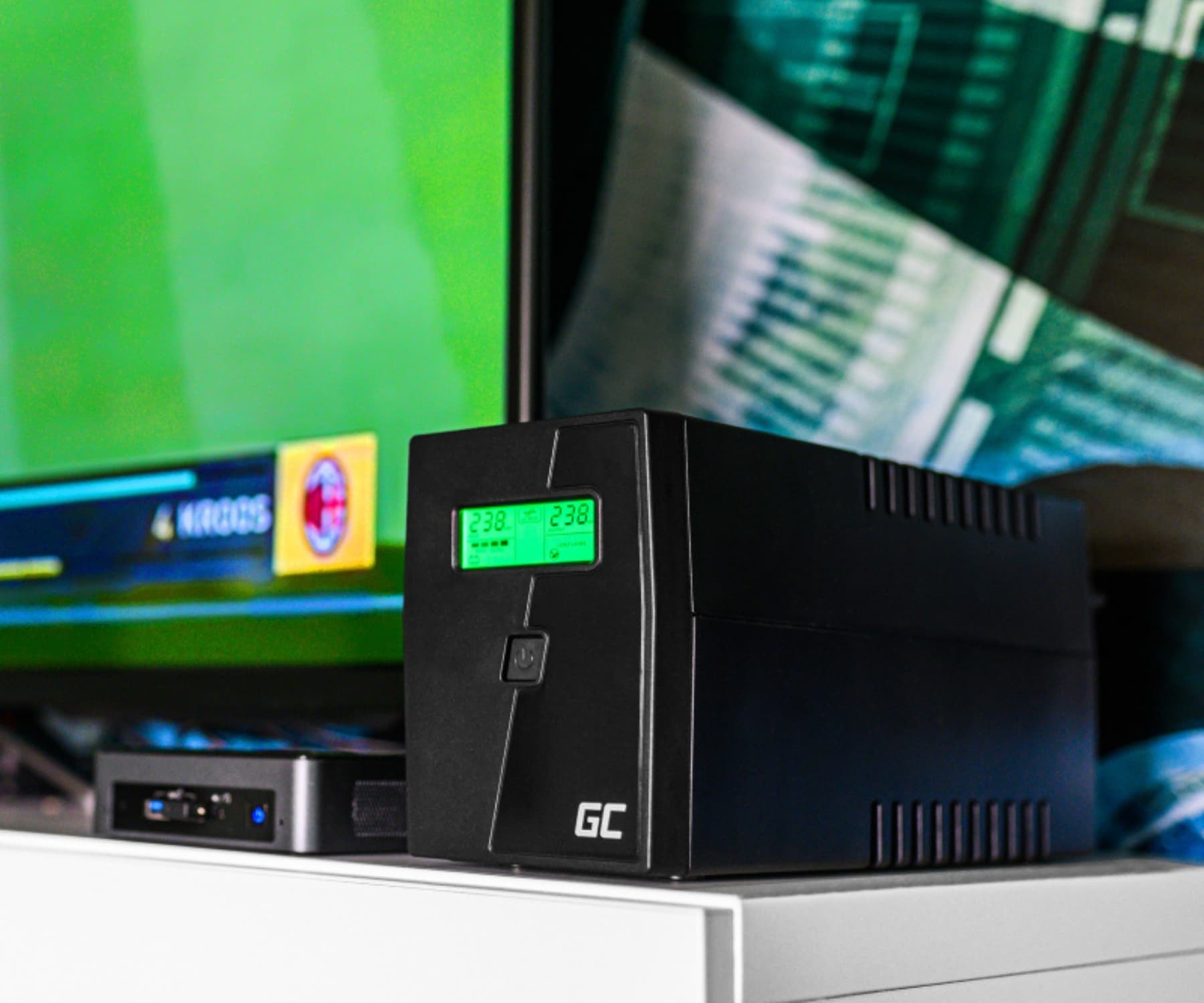 UPS MAITINTUVAS UPS08 1000 VA Green Cell