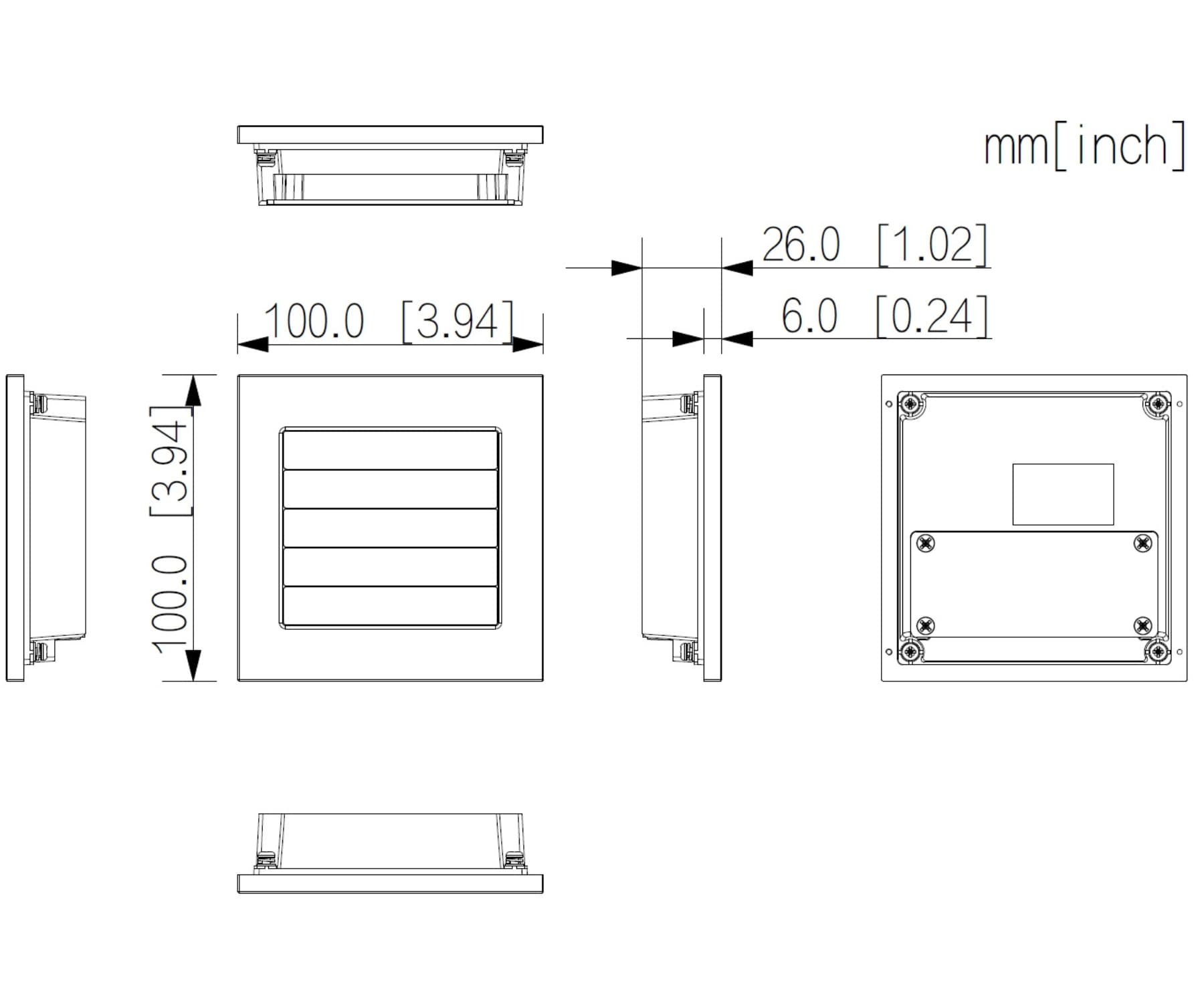 KLAVIATŪROS MODELIS VTO4103FB-MDB10 Į VTO4103FB MODULĮ DAHUA