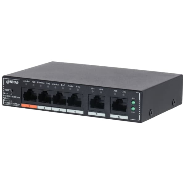 Switch POE SG4006P 4 PRIEVADŲ DAHUA
