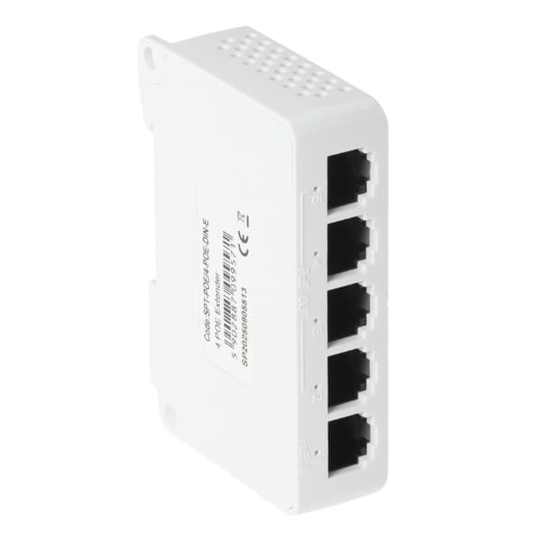 SWITCH‘AS POE / EXTENDER SPT-POE/4-POE-DIN-E 5 PRIEVADŲ DELTA NETWORK