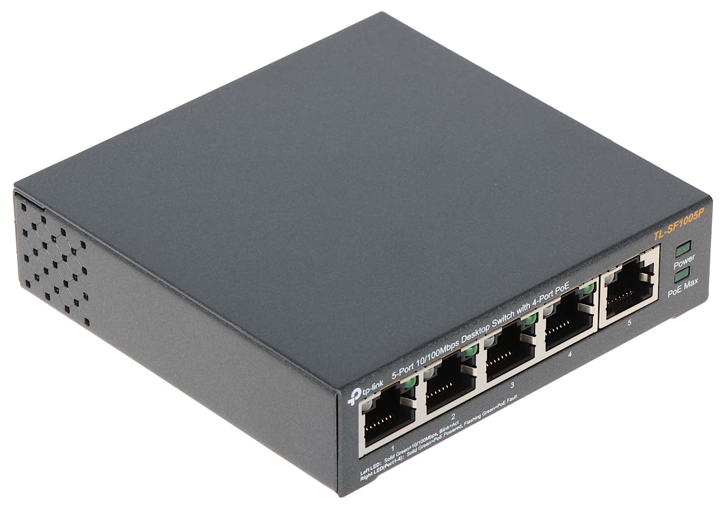 SWITCH POE TL-SF1005P 5 PRIEVADŲ TP-LINK