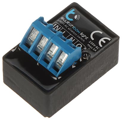 IŠMANUSIS JUNGIKLIS SWITCHBOX-LIGHT/BLEBOX Wi-Fi, 230 V AC