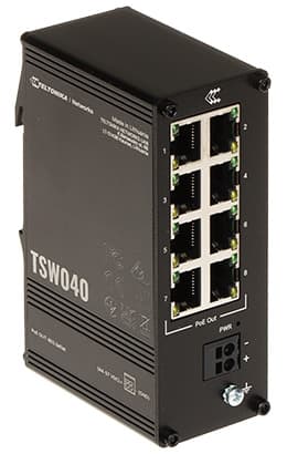 PRAMONINIS SWITCH'AS POE TSW040 8 PRIEVADŲ Teltonika