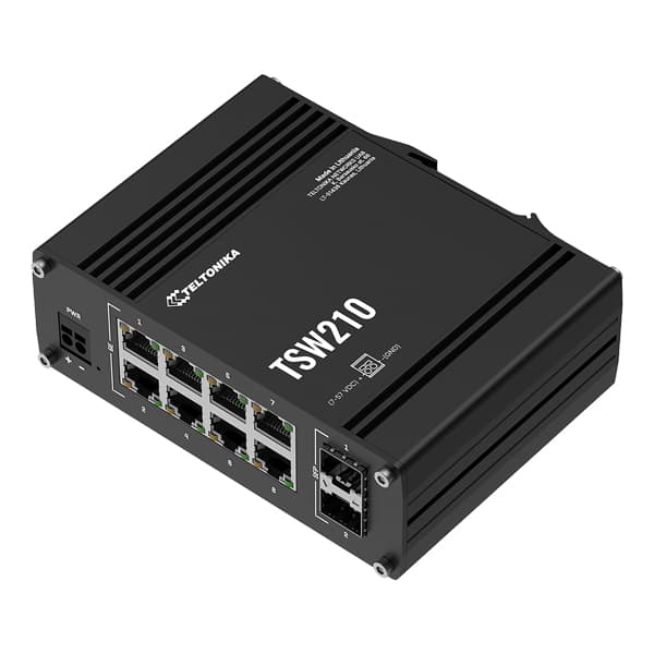 PRAMONINIS SWITCH'AS   TSW210 8 PRIEVADŲ + SFP Teltonika