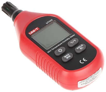 TEMPERATŪROS IR DRĖGMĖS MATUOKLIS UT-333 UNI-T