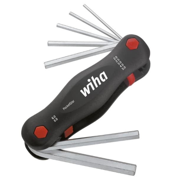 ŠEŠIABRAUNIŲ RAKTŲ RINKINYS WH-POCKETSTAR/23041 WIHA