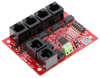 SWITCH POE XPOE-6-11-OF 5 PRIEVADŲ ATTE