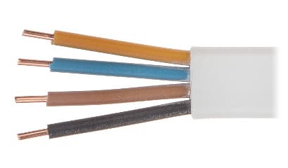 ELEKTRINIS PLOKŠČIAS KABELIS YDYP-4X1.5