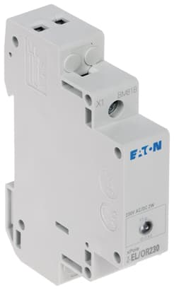 SIGNALIZAVIMO LEMPUTĖ LED Z-EL/O230 MONTAVIMAS ANT BĖGIO DIN (TS-35) EATON