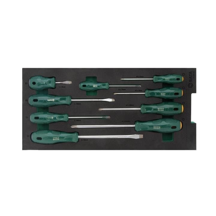 Padėklas. Atsuktuvų rinkinys 9vnt. (pl./PH)