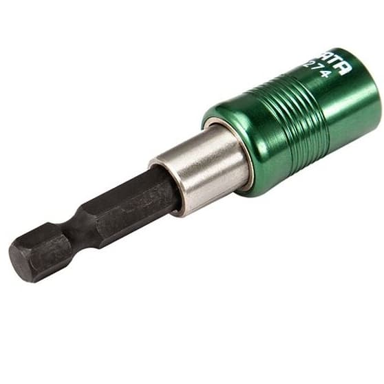 Magnetinis antgalių laikiklis su fiksavimu 1/4" 60mm