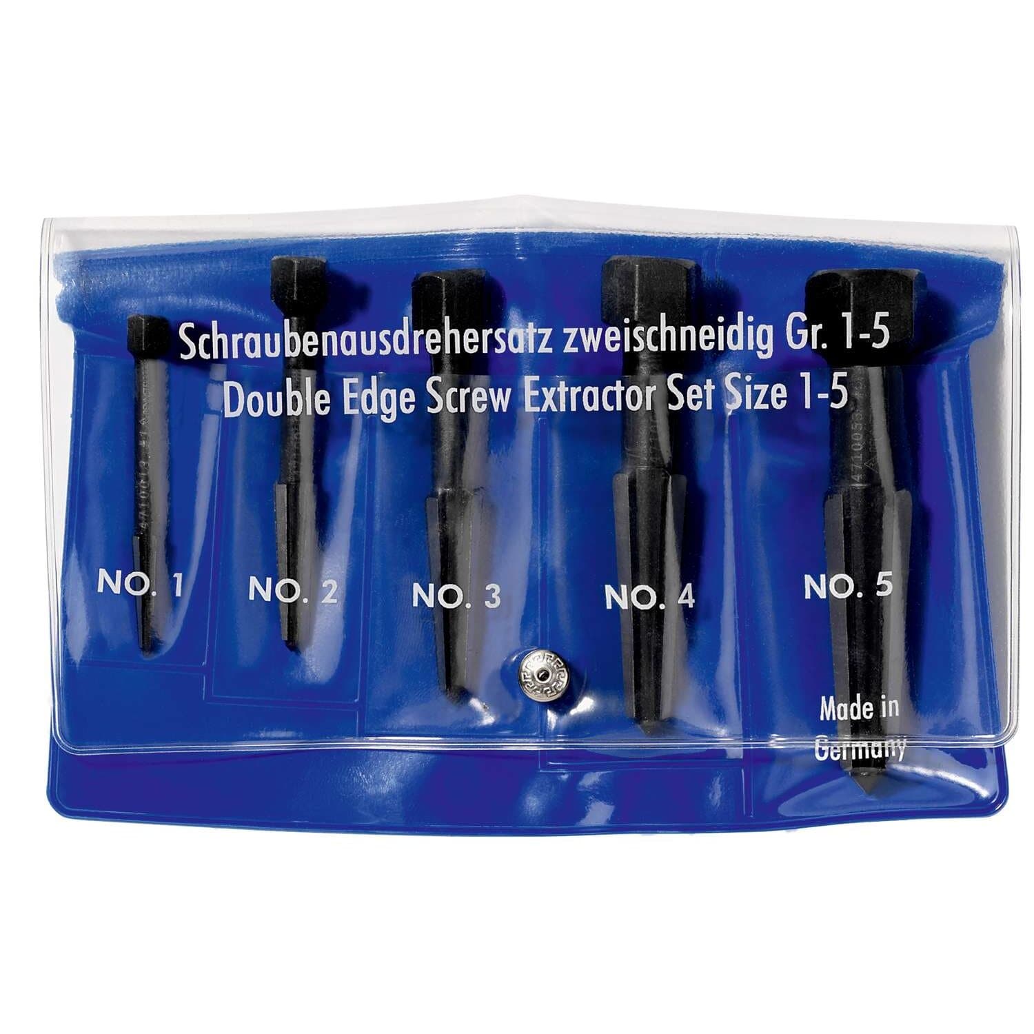 Užlūžusių varžtų išsukėjas 5vnt. RENNSTEIG