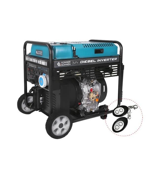 Inverterinis dyzelinis elektros generatorius 9500W KS 9500IDE ATSR KONNER & SOHNEN