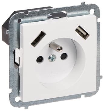 PAVIENIS LIZDAS SU MAITINIMO ŠALTINIU USB SANTRA/4188-10/EPN 230 V 16 A Elektro-Plast