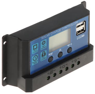 AKUMULIATORIŲ ĮKROVIMO SAULĖS REGULIATORIUS SCC-30A-PWM-LCD-S2