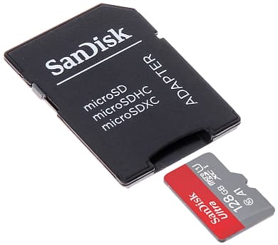 ATMINTIES KORTELĖ SD-MICRO-10/128-SAND microSD UHS-I, SDXC 128 GB SANDISK