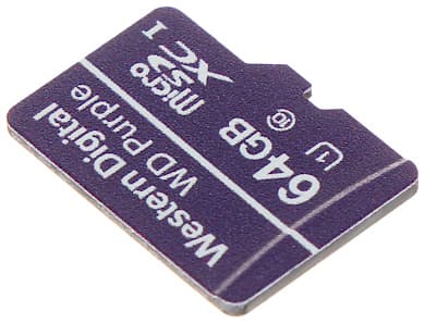 ATMINTIES KORTELĖ SD-MICRO-10/64-WD microSD UHS-I, SDXC 64 GB Western Digital