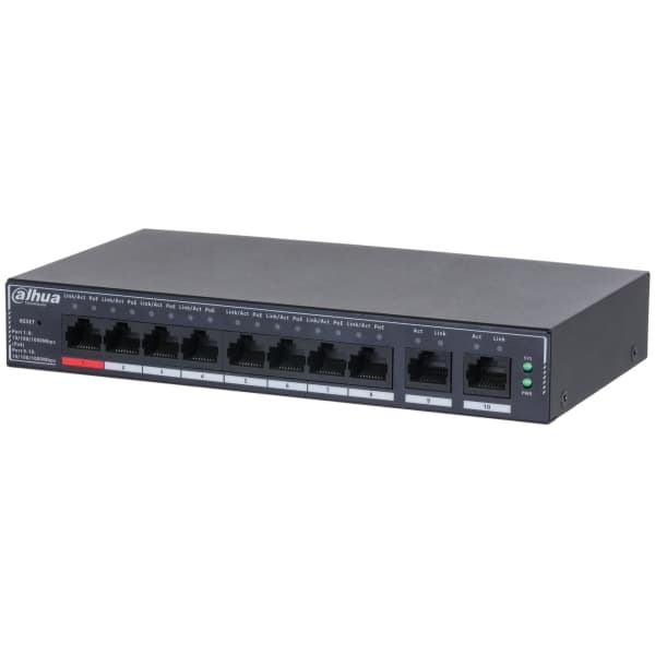 Switch POE SG4010P 8 PRIEVADŲ DAHUA