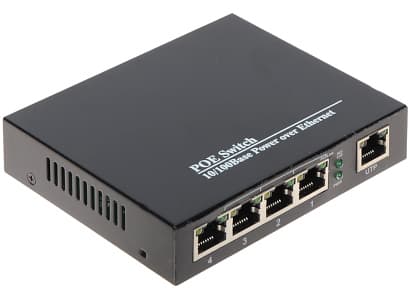 SWITCH POE SPS-4P/1 5 PRIEVADŲ