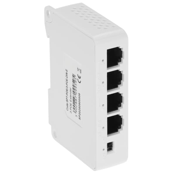 SWITCH‘AS POE / EXTENDER SPT-POE/3-POE-DIN-E 4 PRIEVADŲ DELTA NETWORK