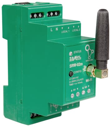 IŠMANUSIS ROLETŲ VALDIKLIS SRW-02M Wi-Fi 230 V AC ZAMEL