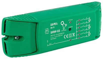 IŠMANUSIS ROLETŲ VALDIKLIS SRW-03 Wi-Fi, 230 V AC ZAMEL