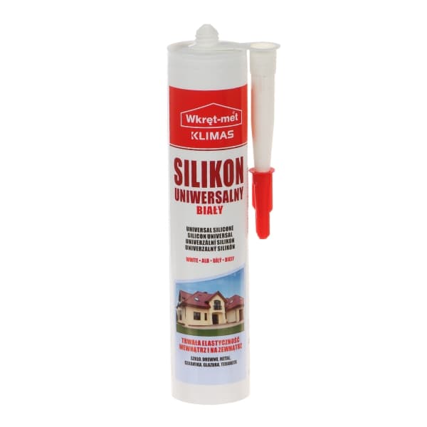 UNIVERSALUSIS SILIKONAS SUN-310-BI UŽTAISAS 310 ml BALTA WKRĘT-MET KLIMAS