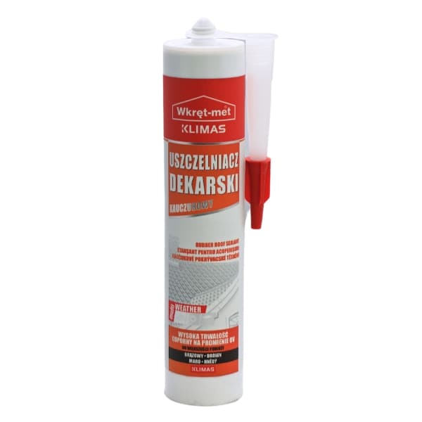 GUMINIS STOGO SANDARIKLIS UDK-310-BR UŽTAISAS 310 ml RUDA WKRĘT-MET KLIMAS