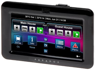 GRAFINĖ KLAVIATŪRA SIGNALIZACIJOS CENTRALEI TM50-823 PARADOX