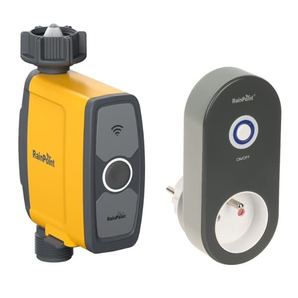 IŠMANUSIS LAISTYMO VOŽTUVO LAIKMATIS SU „WIFI“ KONCENTRATORIUMI TWG004WRF+TTV103WRF Tuya Smart RainPoint