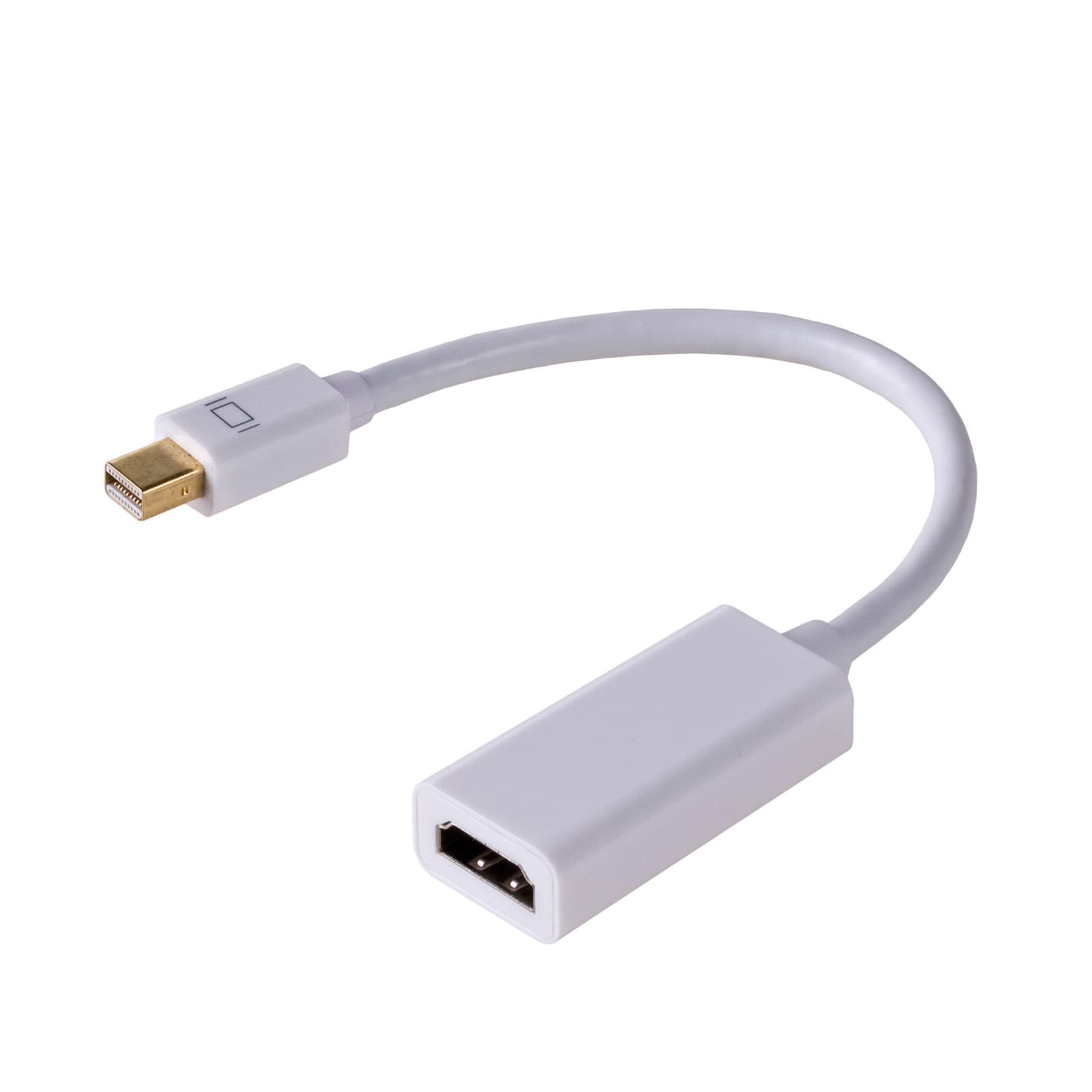Konverteris su kabeliu Akyga AK- AD-38 mini displayPort (m) / HDMI (f) 15cm