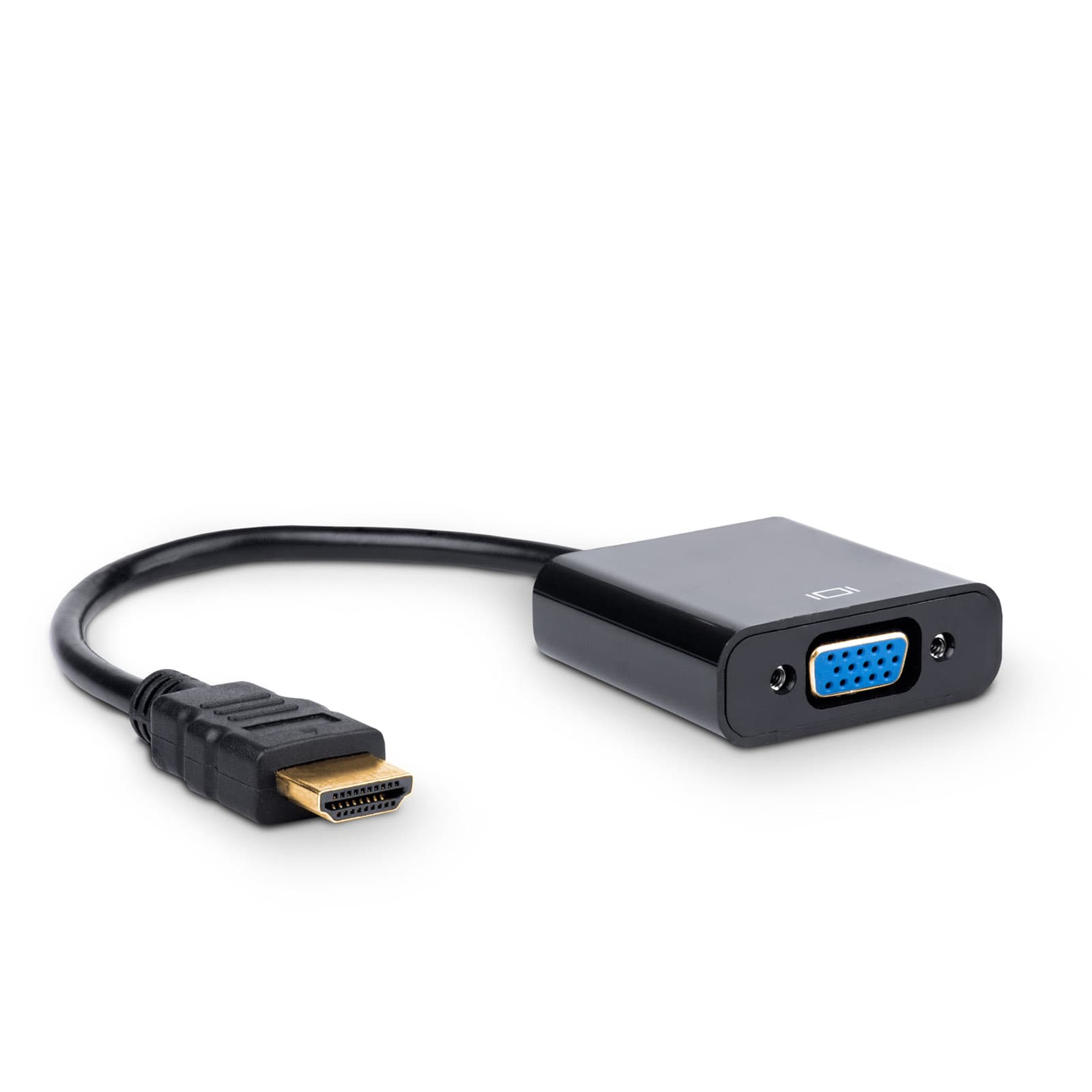 Konverteris su kabeliu Akyga AK- AD-42 HDMI (m) / VGA (f) 15cm