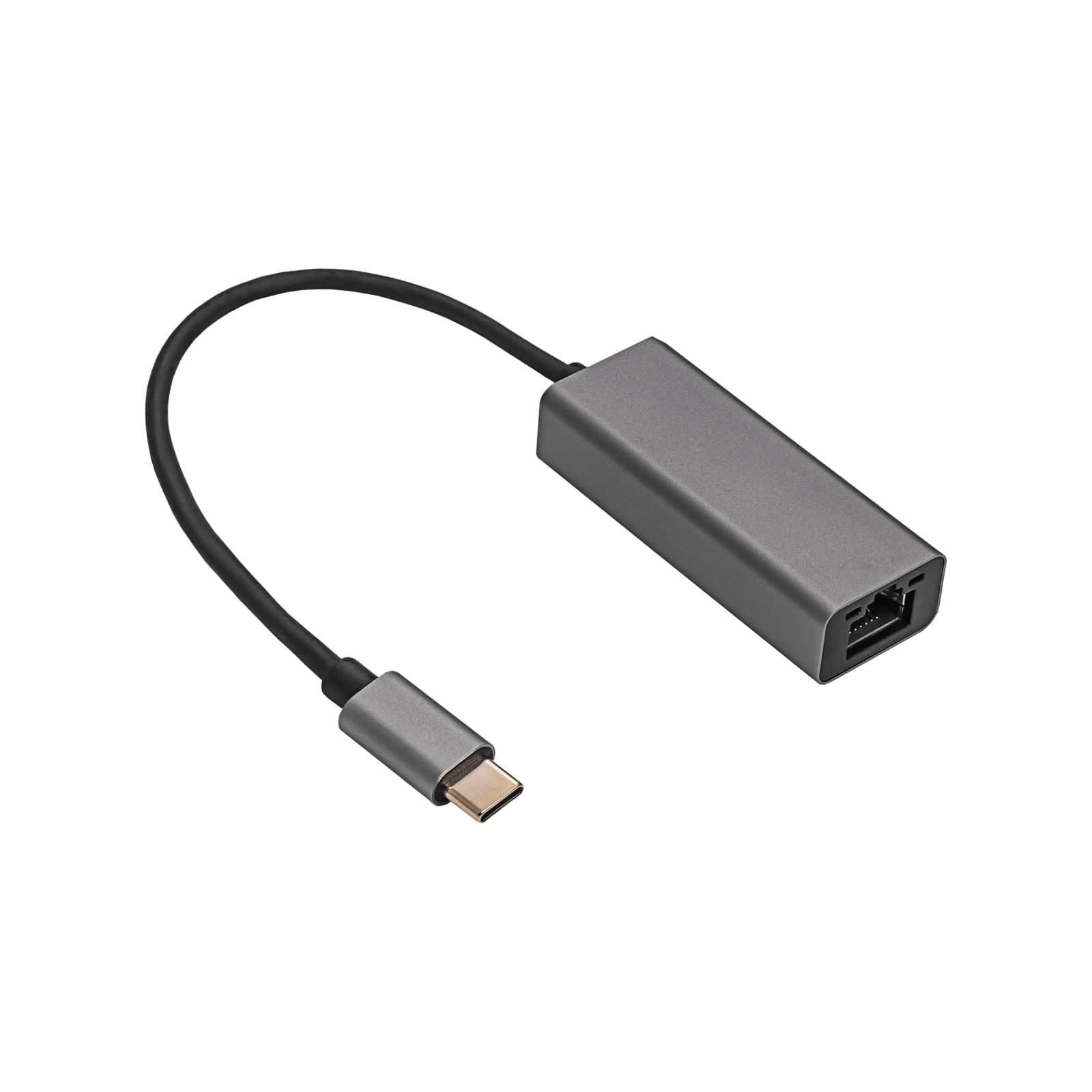 Adapteris su kabeliu Akyga AK-AD-65 C (m) / RJ45 (f) 10/100/1000 ver. 3.0 15cm