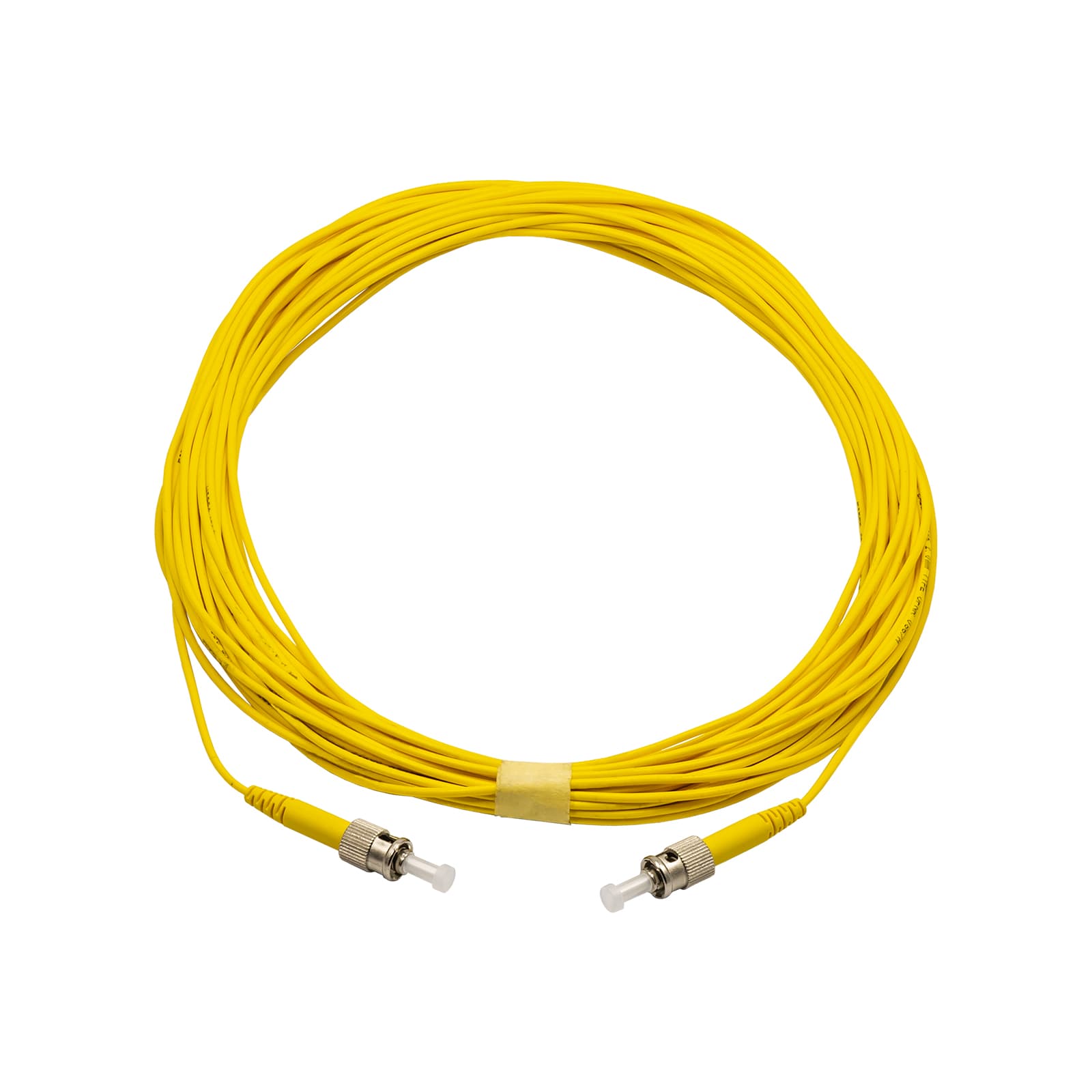 Cable Akyga AK- FC-03 ST SX / ST SX Fiber Patch Cord 14m geltona