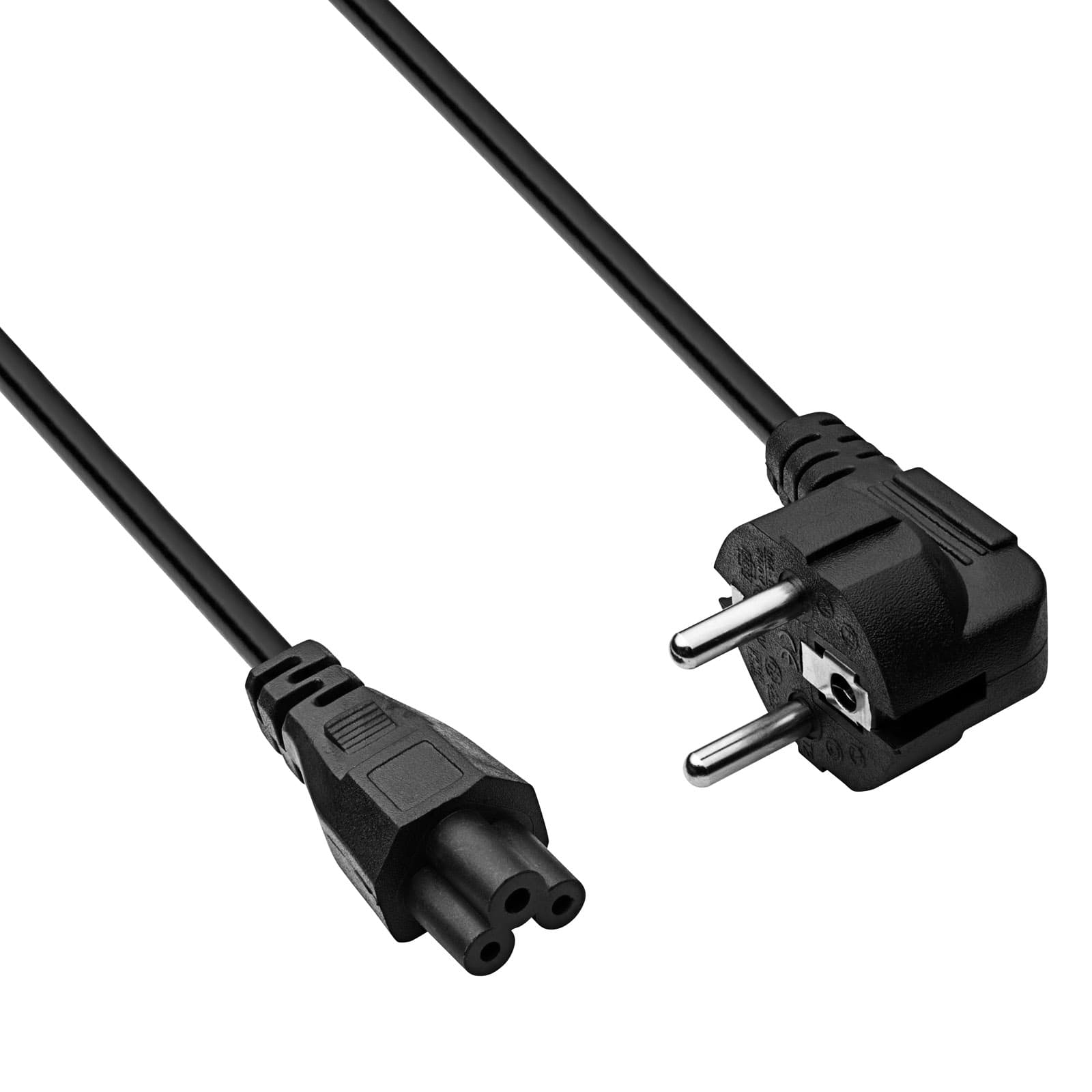 Power Cable for Notebook Akyga AK- NB-01A Clover CCA 3x0.5mm ² CEE Q2QQ / IEC C5 Q1.5 m