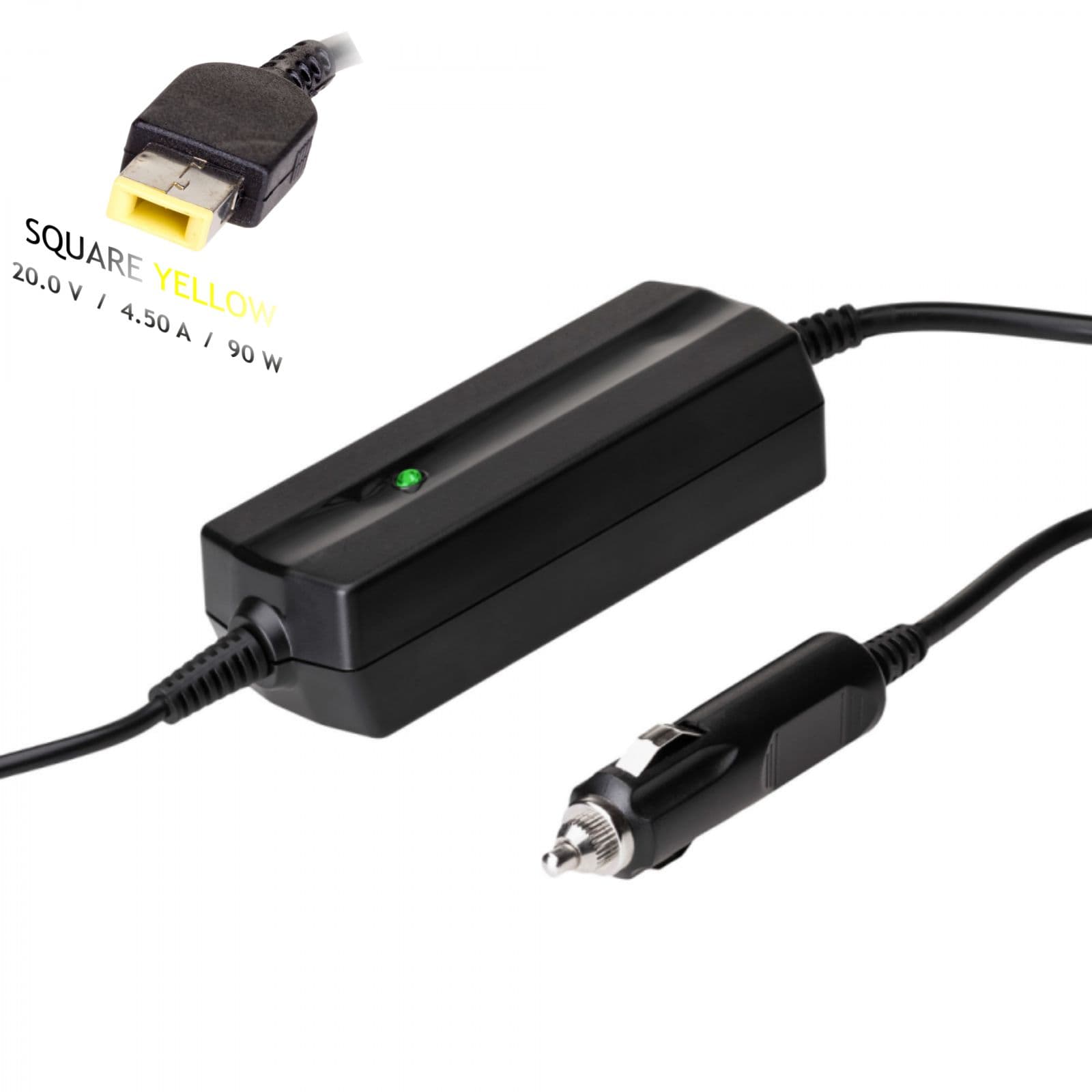 Automobilių knyginis maitinimo šaltinis Agyga AK-ND-42 20V / 4.5A 90W Slim Tip LENOVO Q1.2m