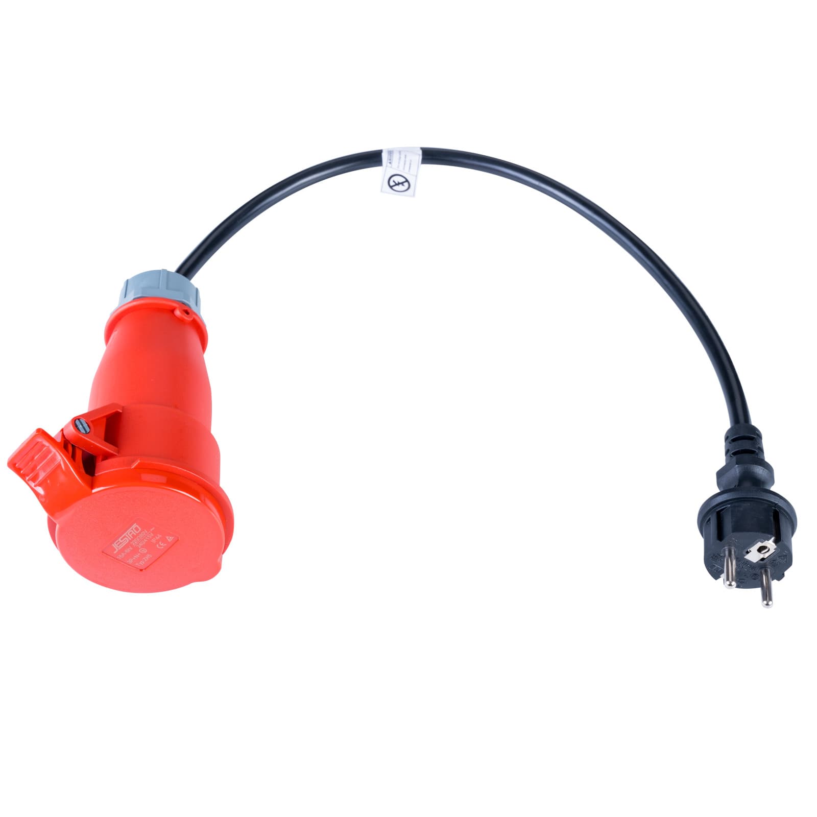 CEE 7/7 į 5pin 16A Adapter Akyga AK- SC- E06