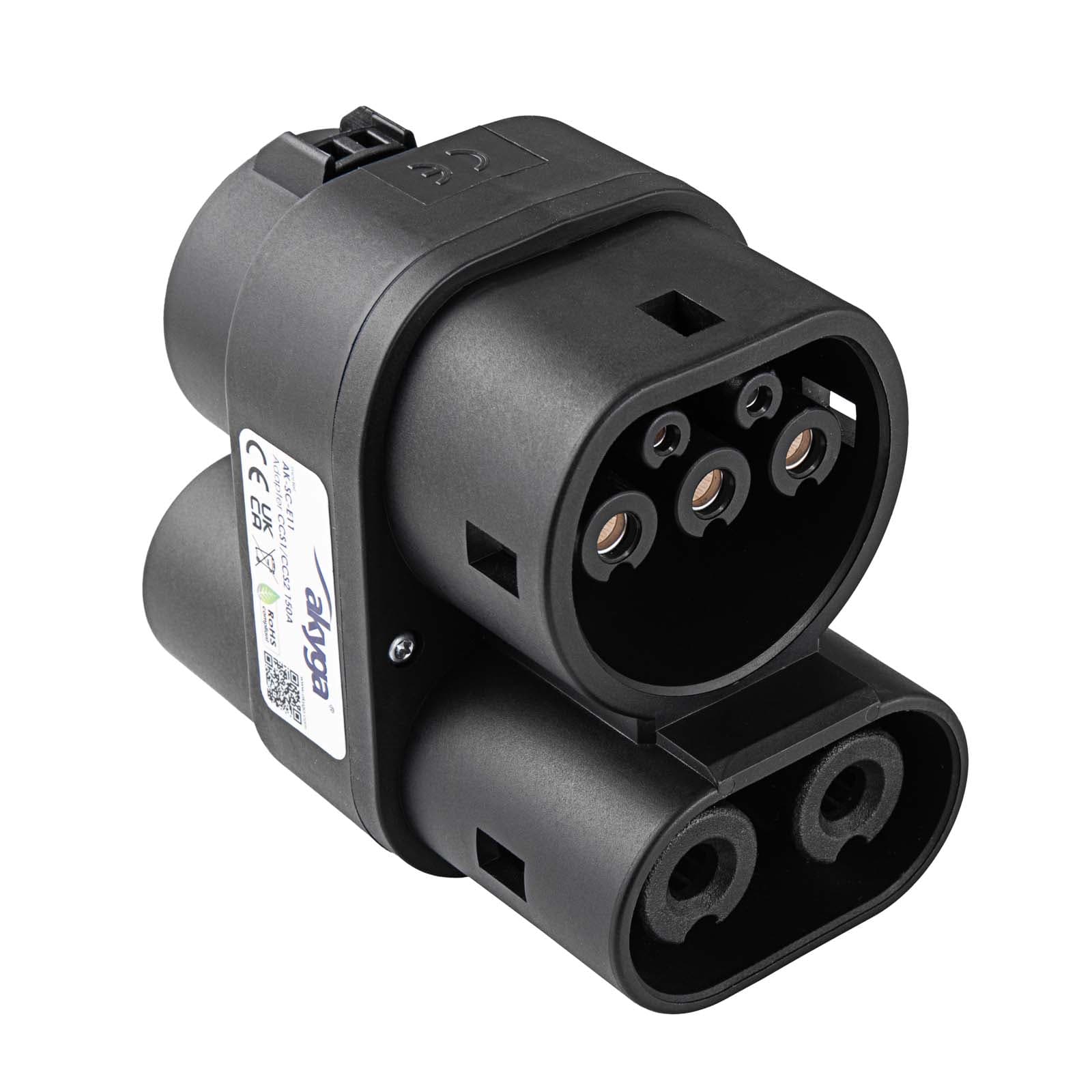 Adapteris elektriniams automobiliams Akyga AK- SC- E11 CCS1 / CCS2 kompaktiškas 150A