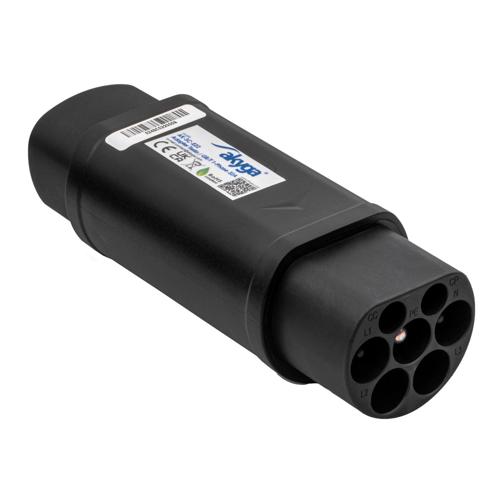 Adapteris elektriniams automobiliams Akyga AK- SC- E22 Tesla GB / T 1phase 32A