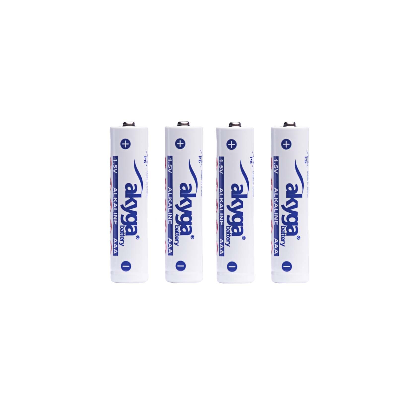 Šarminės baterijos Akyga AKY2057 AAA LR03 Zn-QMnO2, 1.5V/1300mAh 4pcs/shrink