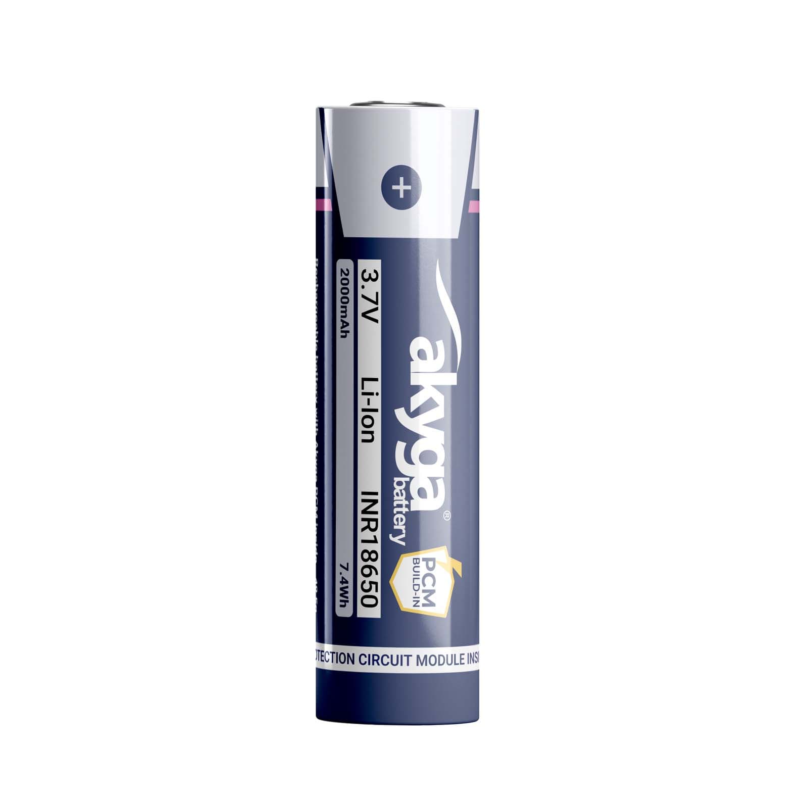 Ličio jonų baterija Akyga AKY2457 Q1QQ Li- Ion 3.7V / 2000mAh su apsauga