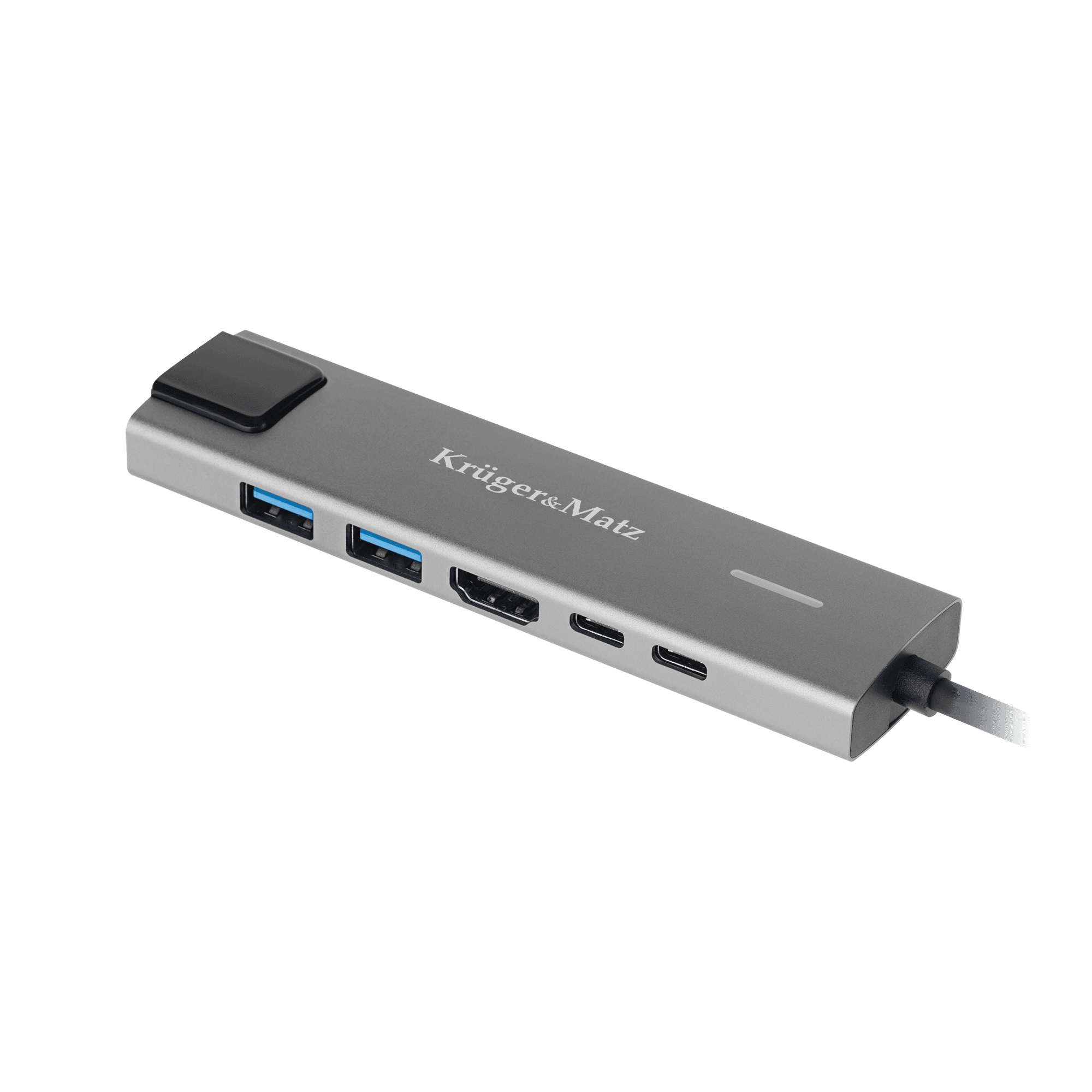 C tipo USB adapteris (HUB) HDMI / 2x USB3.0 / 2x C / RJ45 tipo USB