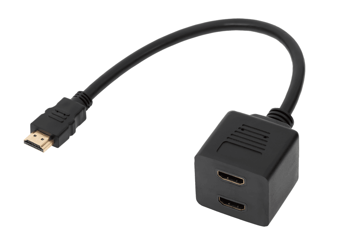 HDMI adapteris Pluct2 x lizdas (kabelis) 30cm