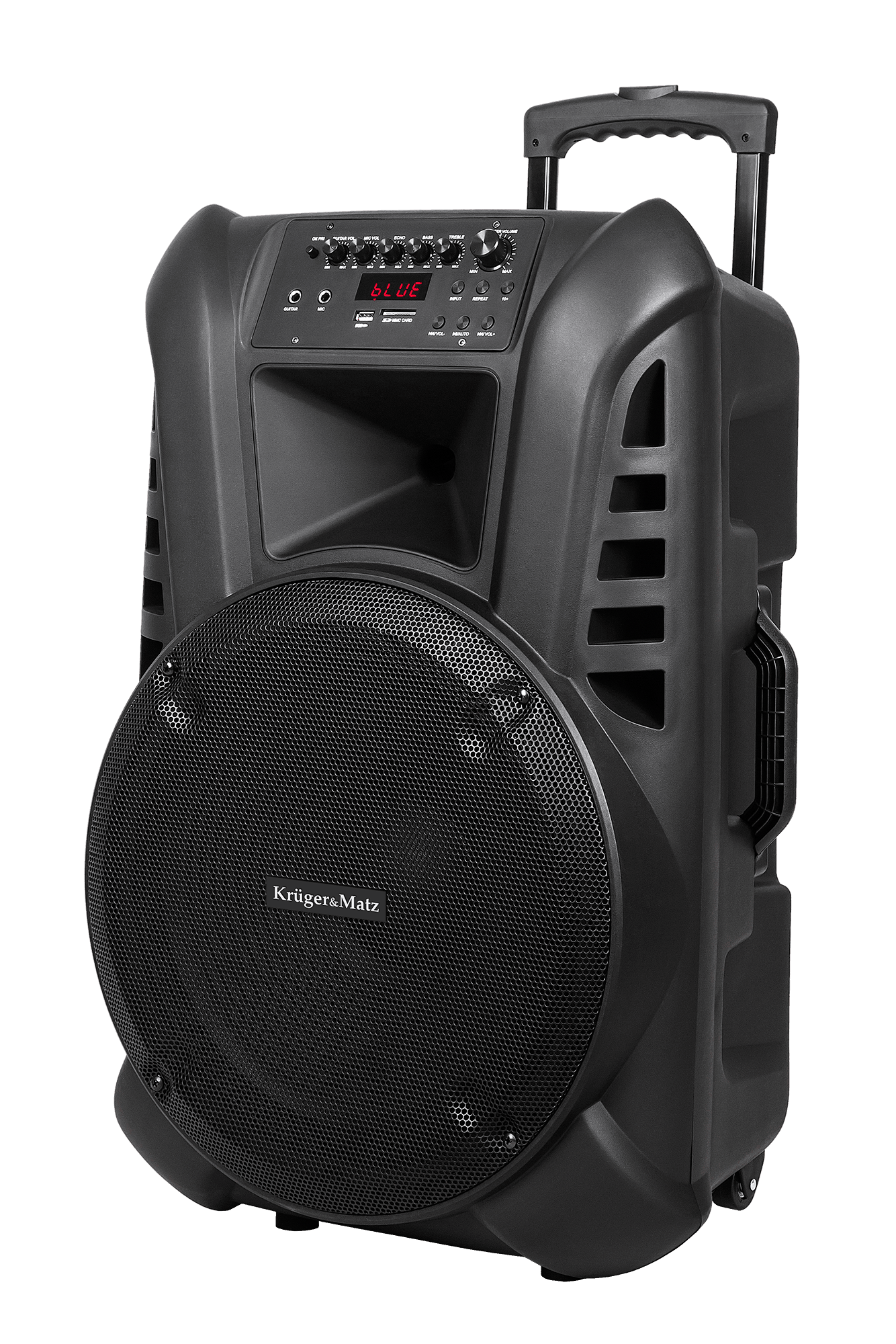 Aktyvus garsiakalbis kolonėlė (su 2 UHF belaidžiai mikrofonai, SD, BluetoOth, FM, USB) 60 Watt