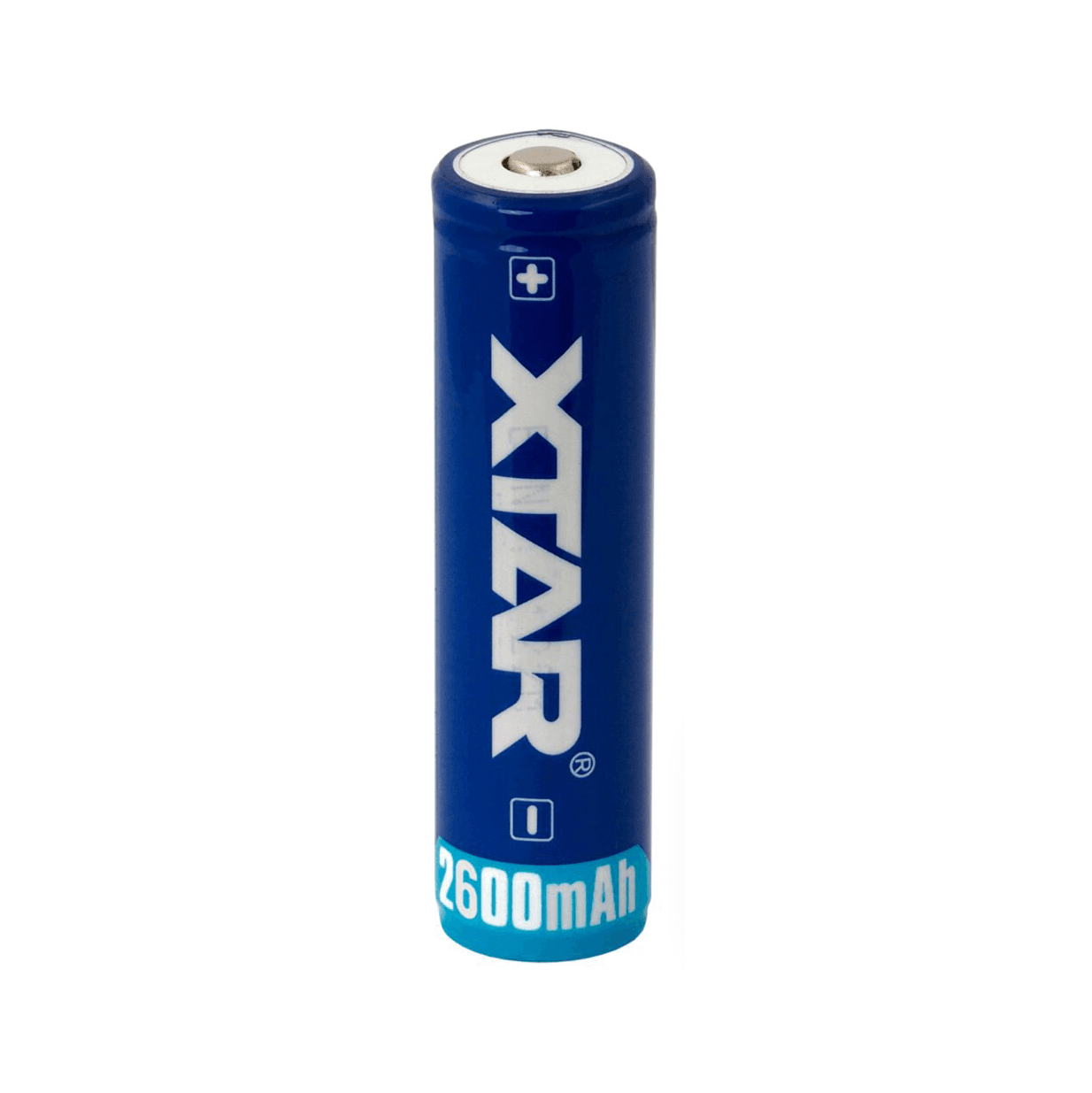 XTAR 18650 3.7V Li- ion 2600 MAh akumuliatorius su apsauga
